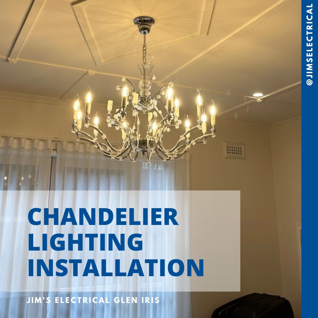 Chandelier Lighting Installation